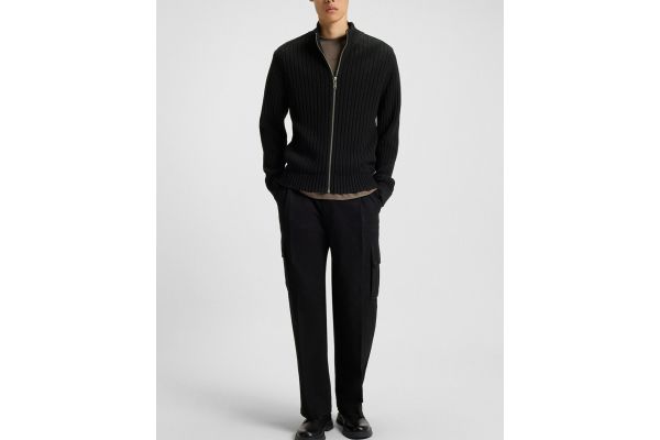 Ανδρική Sriton Ζακέτα Μαύρη Hugo 50546980-001