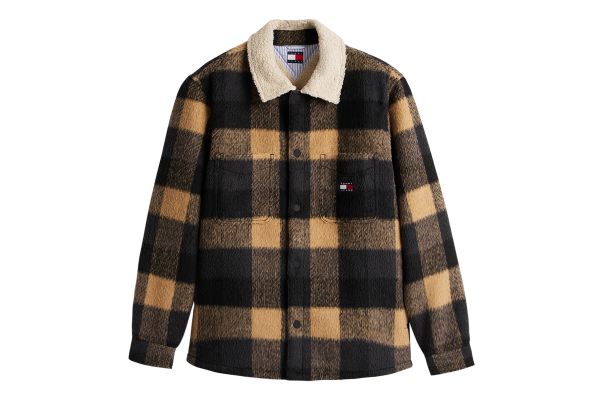 Ανδρικό Teddy Overshirt Μαύρο Tommy Jeans DM0DM22010-BDS