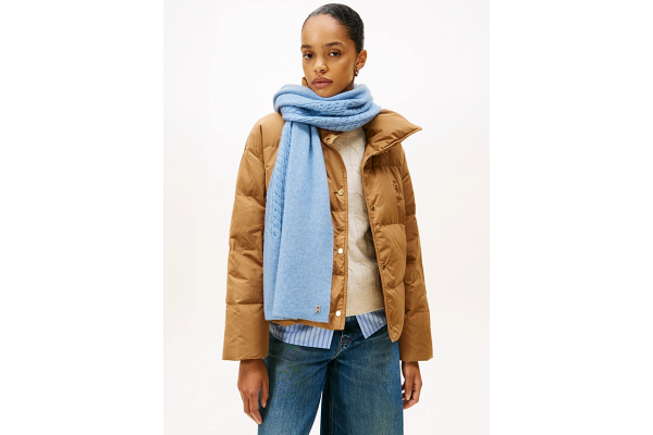 Γυναικείο Κασκόλ Γαλάζιο Tommy Hilfiger AW0AW17788-C2B