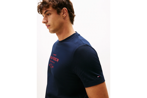 Ανδρικό T-shirt Navy Μπλε Tommy Hilfiger MW0MW40002-DW5