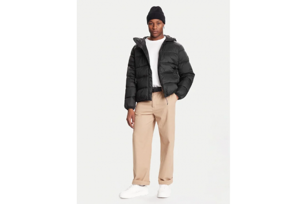 Ανδρικό Μπουφάν Μαύρο Tommy Jeans DM0DM22044-BDS