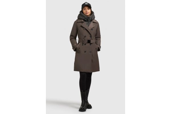 Γυναικεία Daisy Καπαρντίνα Καφέ Khujo KJ1119CO253-232