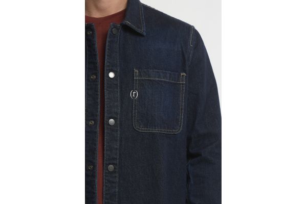 Ανδρικό Τζιν Πουκάμισο Navy Μπλε Royal Denim COLMAR5128-DENIM
