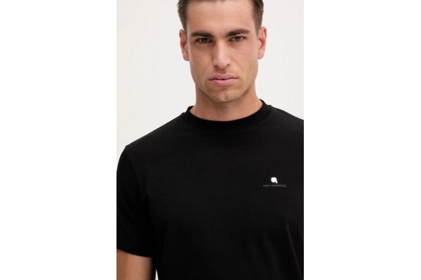 Ανδρικό T-shirt Μαύρο Karl Lagerfeld 755053 554235-990