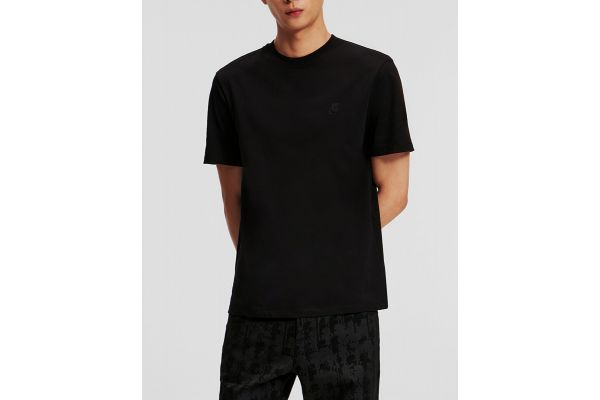 Ανδρικό T-shirt Μαύρο Karl Lagerfeld 755750 500221-990