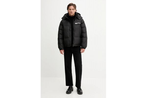 Ανδρικό Puffer Μπουφάν Μαύρο Karl Lagerfeld Jeans A3M15033-999 BLACK