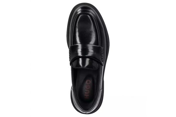 Ανδρικά Δερμάτινα Lenner Loafers Μαύρα Hugo 50552556-001