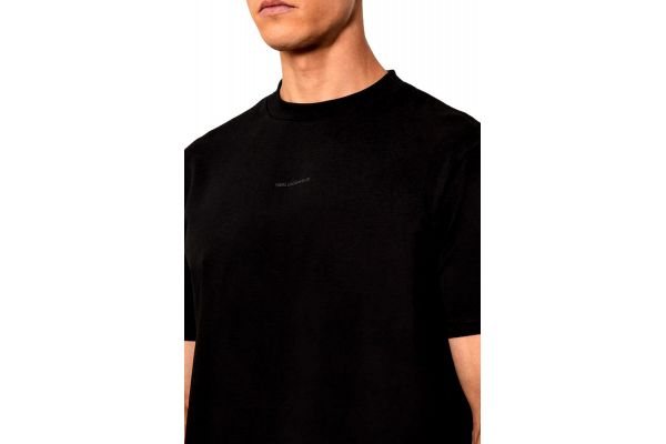 Ανδρικό T-shirt Μαύρο Karl Lagerfeld 755051 554235-999