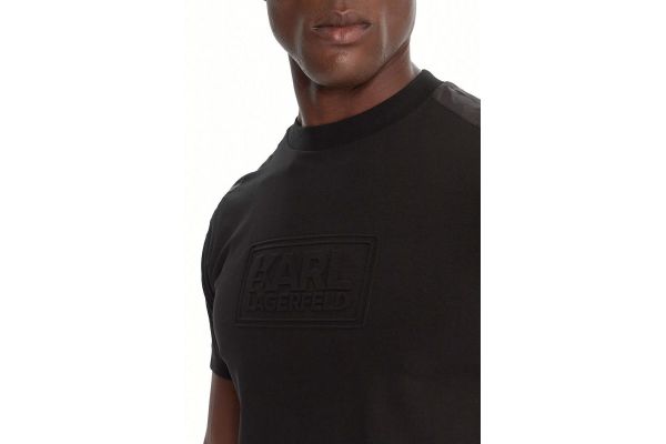 Ανδρικό T-shirt Μαύρο Karl Lagerfeld 755030 554235-990