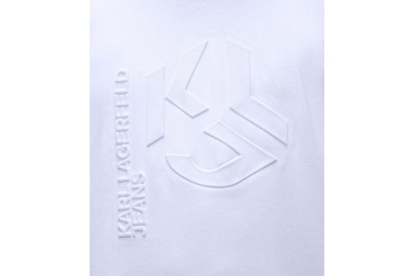 Ανδρικό T-shirt Λευκό Karl Lagerfeld Jeans A4M17033-100 WHITE