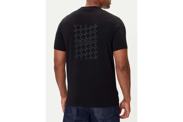 Ανδρικό T-shirt Μαύρο Karl Lagerfeld 755034 554221-990