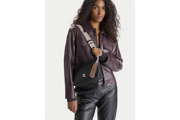 Γυναικεία Ikon Τσάντα Χιαστί Μαύρη Karl Lagerfeld A4W30004-999 BLACK