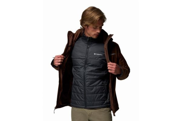 Ανδρικό Element Blocker III 3-In-1 Μπουφάν Καφέ Columbia 2090122-256