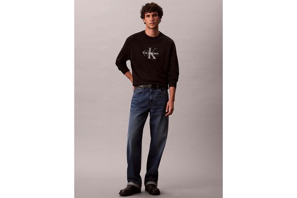 Ανδρικό Φούτερ Μαύρο Calvin Klein LV04RD242G-UB1