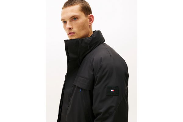 Ανδρικό Μπουφάν Μαύρο Tommy Hilfiger MW0MW40636-BDS