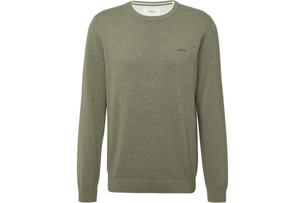 Ανδρικό Πουλόβερ Λαδί S.Oliver 2170218-78W0