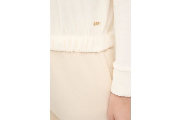 Γυναικείο Φούτερ Εκρού Boss 50550724-118