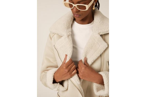 Γυναικείο Μπουφάν Μπεζ Alcott GB0202DOAX15-SAND MEDIUM