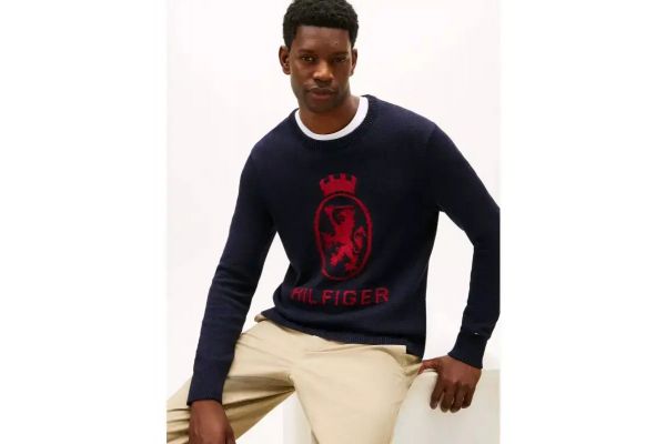 Ανδρικό Πουλόβερ Navy Μπλε Tommy Hilfiger MW0MW40841-DW5