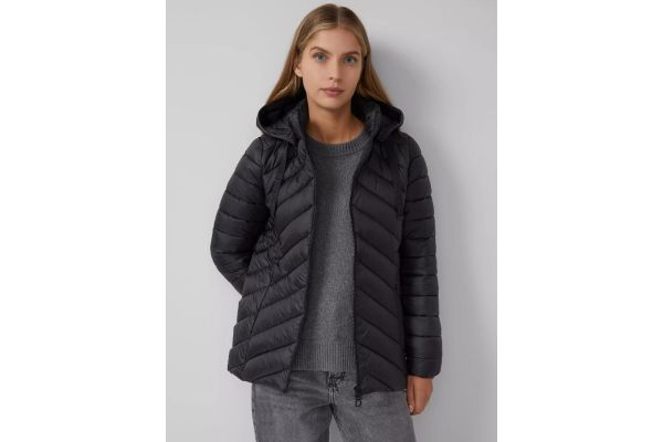 Γυναικείο Μπουφάν Μαύρο S.Oliver 2166944-9999