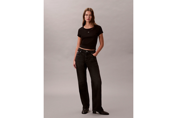 Γυναικείο T-shirt Μαύρο Calvin Klein LV047C200G-UB1