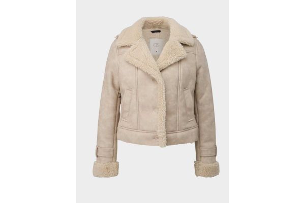 Γυναικείο Μπουφάν Μπεζ S.Oliver 2165473-8001