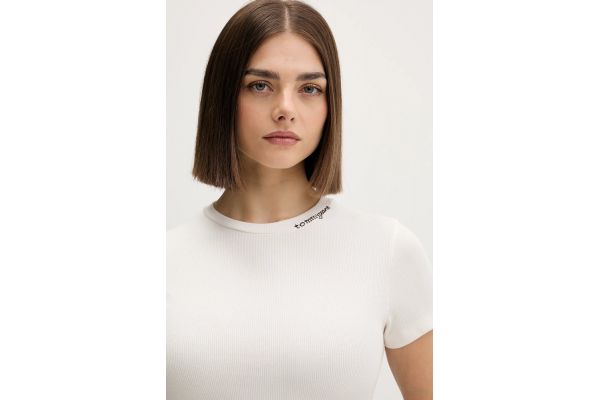 Γυναικείο Slim T-shirt Λευκό Tommy Jeans DW0DW22079-YBH