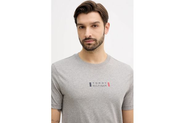Ανδρικό T-shirt Γκρι Tommy Hilfiger MW0MW41453-P91