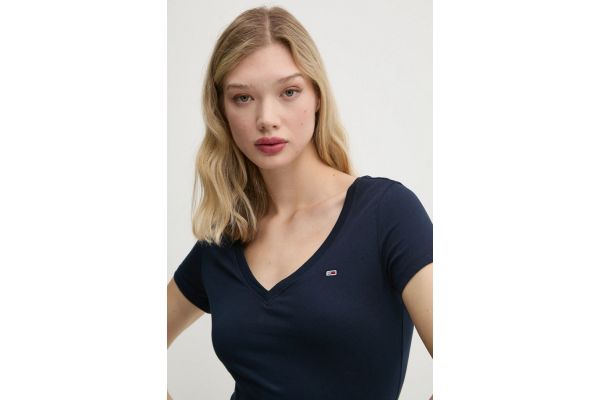 Γυναικείο T-shirt Navy Μπλε Tommy Jeans DW0DW20458-C1G