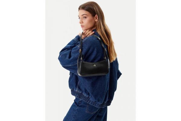 Γυναικεία Τσάντα Ώμου Μαύρη Calvin Klein LV04F3170G-YIH
