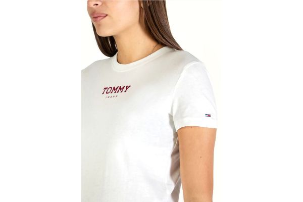 Γυναικείο T-shirt Λευκό Tommy Jeans DW0DW21842-YBL