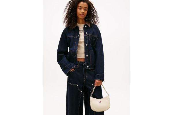 Γυναικεία Τσάντα Ώμου Μπεζ Tommy Jeans AW0AW18064-ABY