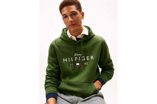 Ανδρικό Φούτερ Πράσινο Tommy Hilfiger MW0MW41427-L01