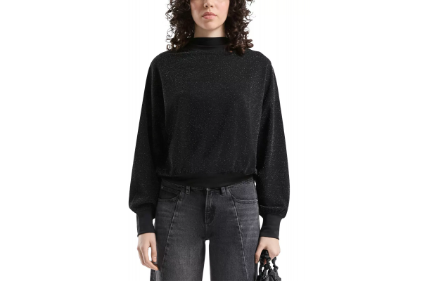 Γυναικείο Φούτερ Μαύρο S.Oliver 2174484-9999