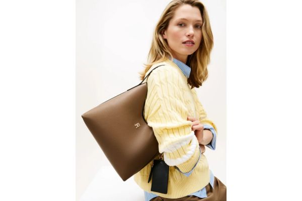 Γυναικεία TH Icon Τσάντα Καφέ Tommy Hilfiger AW0AW18140-R07