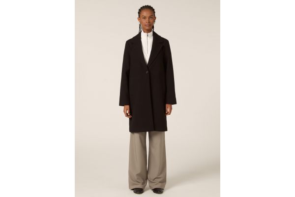 Γυναικείο Παλτό Μαύρο Alcott CP2270DOAX15-BLACK