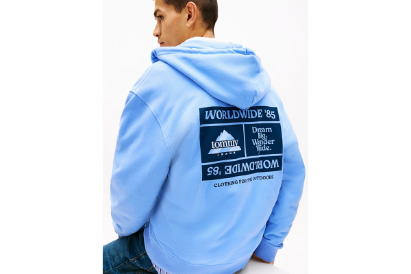 Ανδρική Ζακέτα Γαλάζια Tommy Jeans DM0DM22378-C58