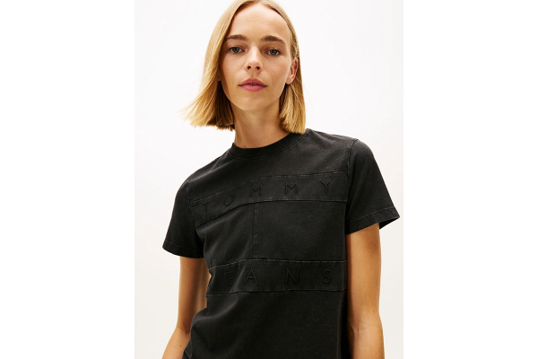 Γυναικείο T-shirt Μαύρο Tommy Jeans DW0DW22539-BDS
