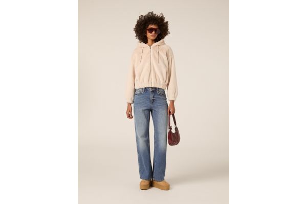 Γυναικεία Eco Γούνα Off White Alcott GB2121DOAX15-OFFWHITE