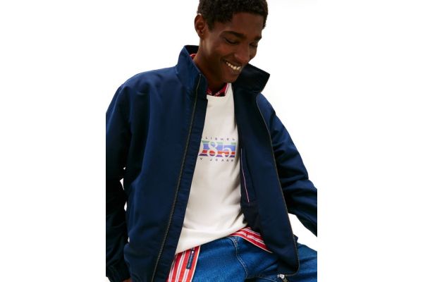 Ανδρικό Μπουφάν Navy Μπλε Tommy Jeans DM0DM22720-C1G