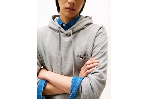 Ανδρικό Φούτερ Γκρι Tommy Hilfiger MW0MW41429-P91