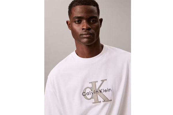 Ανδρικό T-shirt Λευκό Calvin Klein LV04RE815G-YAF