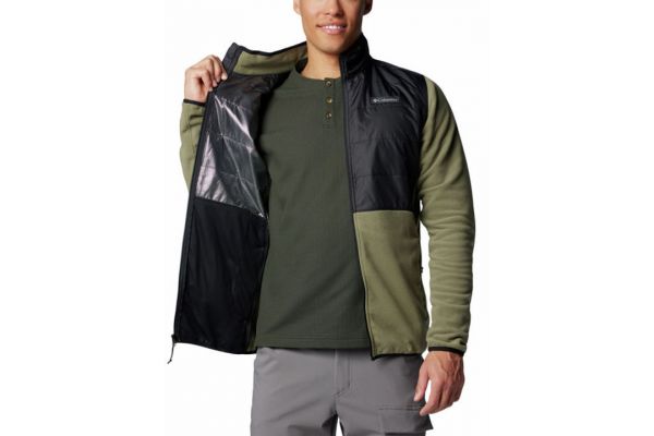 Ανδρική Basin Butte Fleece II Ζακέτα Χακί Columbia 2101761-397