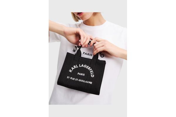 Γυναικεία K/Rsg Mini Tote Τσάντα Μαύρη Karl Lagerfeld A3W50118-999 BLACK