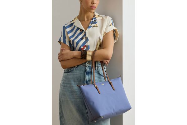 Γυναικεία Keaton Τσάντα Μπλε Ralph Lauren 431916737047-BLUE/TAN