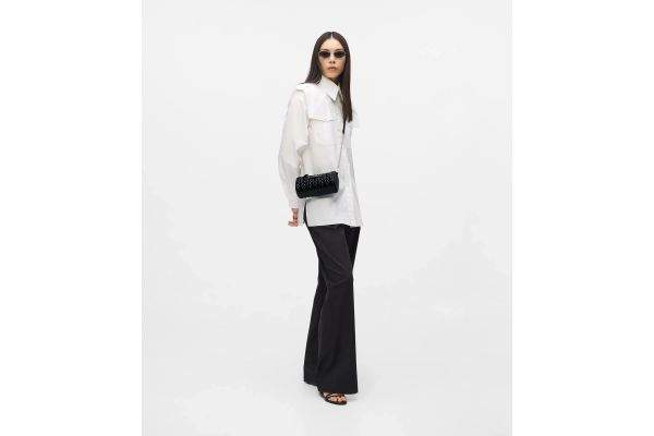 Γυναικείο K/Weave Τσαντάκι Μαύρο Karl Lagerfeld B2W30279-1AV BLACK NICKEL