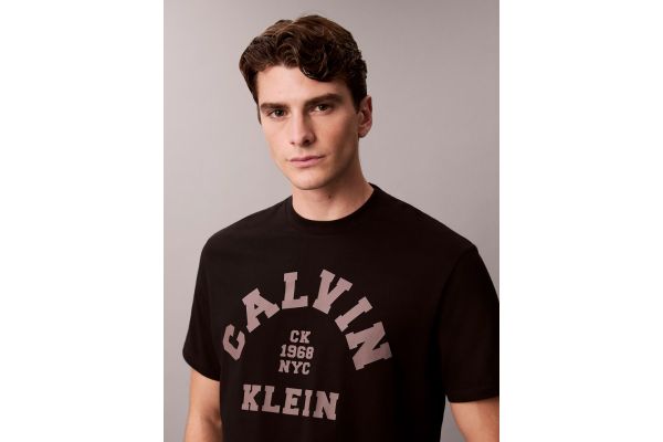 Ανδρικό T-shirt Μαύρο Calvin Klein LV04RE810G-UB1