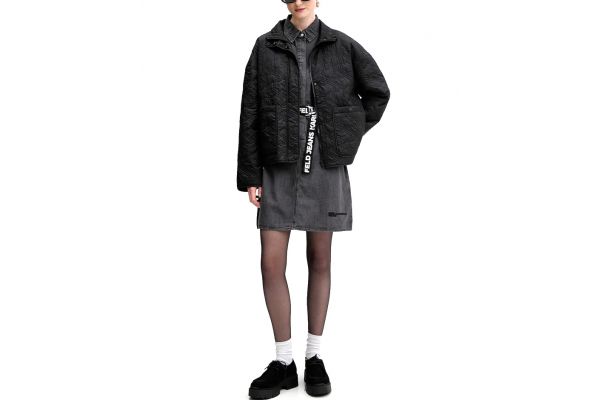 Γυναικείο Μπουφάν Μαύρο Karl Lagerfeld Jeans B1W15024-999 BLACK