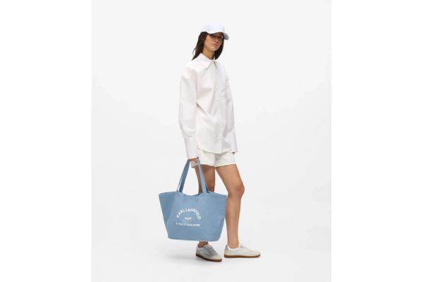 Γυναικεία K/Rsg Shopper Τσάντα Γαλάζια Karl Lagerfeld A1W50006-2HL BLUE BLOOM
