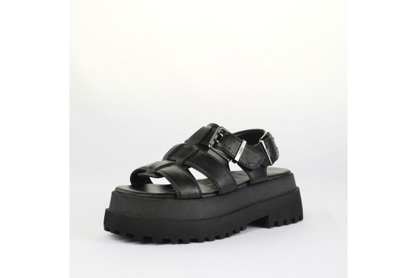 Γυναικεία Pluto Fisher Σανδάλια Μαύρα Buffalo BUF1602334-BLACK